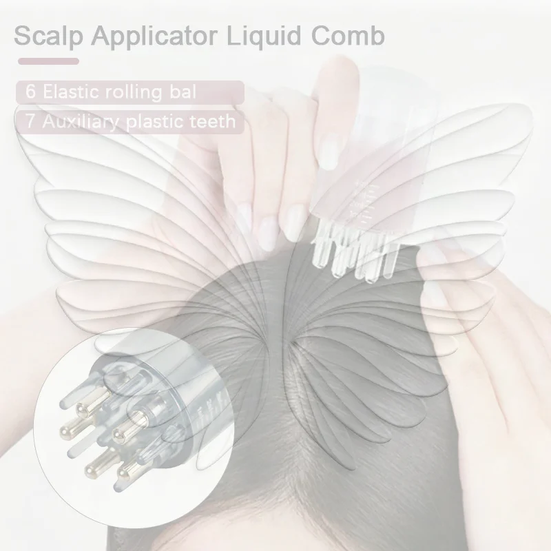 5ml Scalp Applicator Massage Comb For Head Hair Growth Hair Regrowth Liquid Serum Oil Brush Nourish Hair Roots Comb Anti Hair