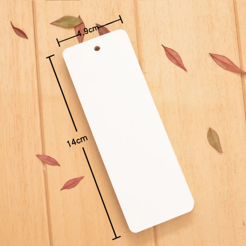 Imagem -04 - Cartão em Branco Kraft Paper Mensagem Obrigado Cartão Cartão de Escrita Label Bookmark Learning Card de Volta à Escola 24 Pcs