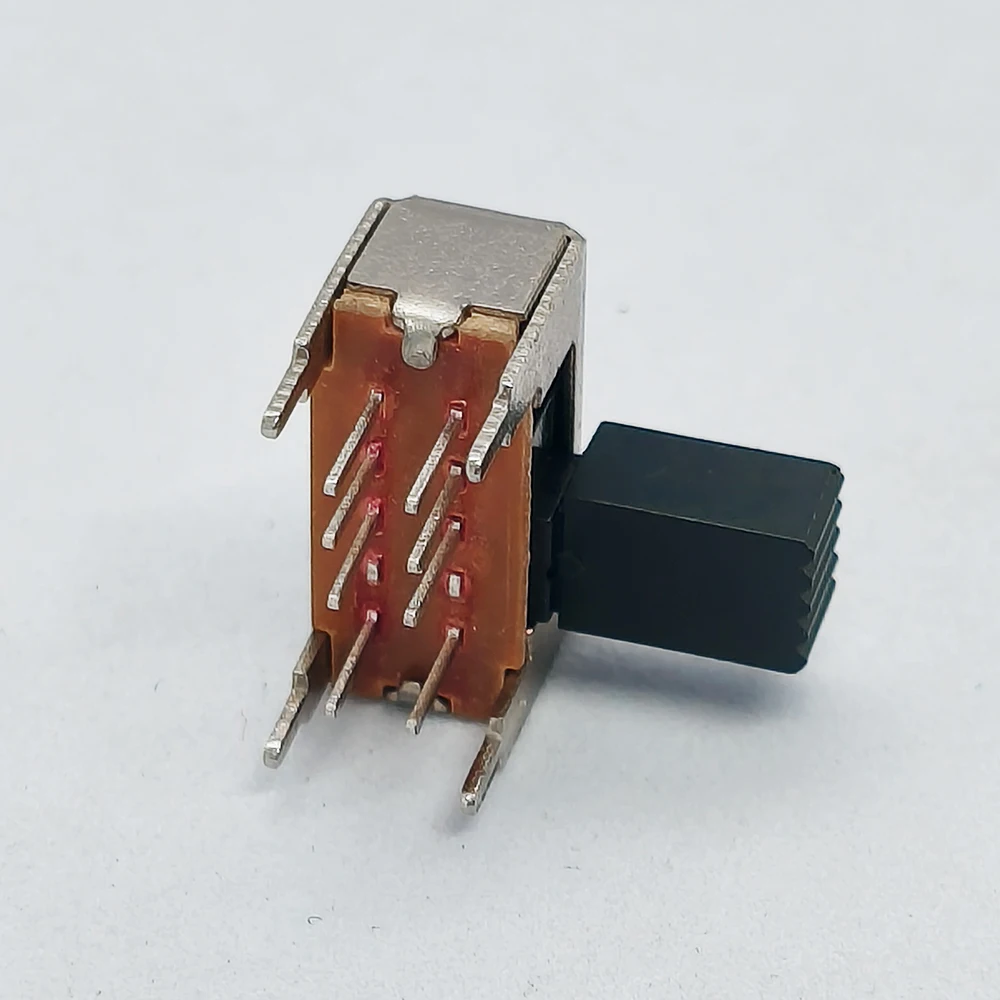 20 Stück SK-23D04 SK-23D29 8-Pin Horizontaler 3-Positionen-Schiebeschalter 8mm Griffhöhe Links 1 Rechts 3 Gang-Kippschalter – Detail 4