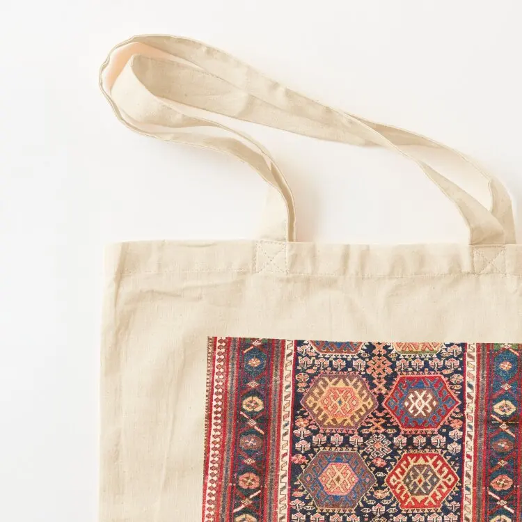 Kurdish Northwest Persian Rug Print Tote Bag shopping cart bags Canvas shopper bag woman personalized tote