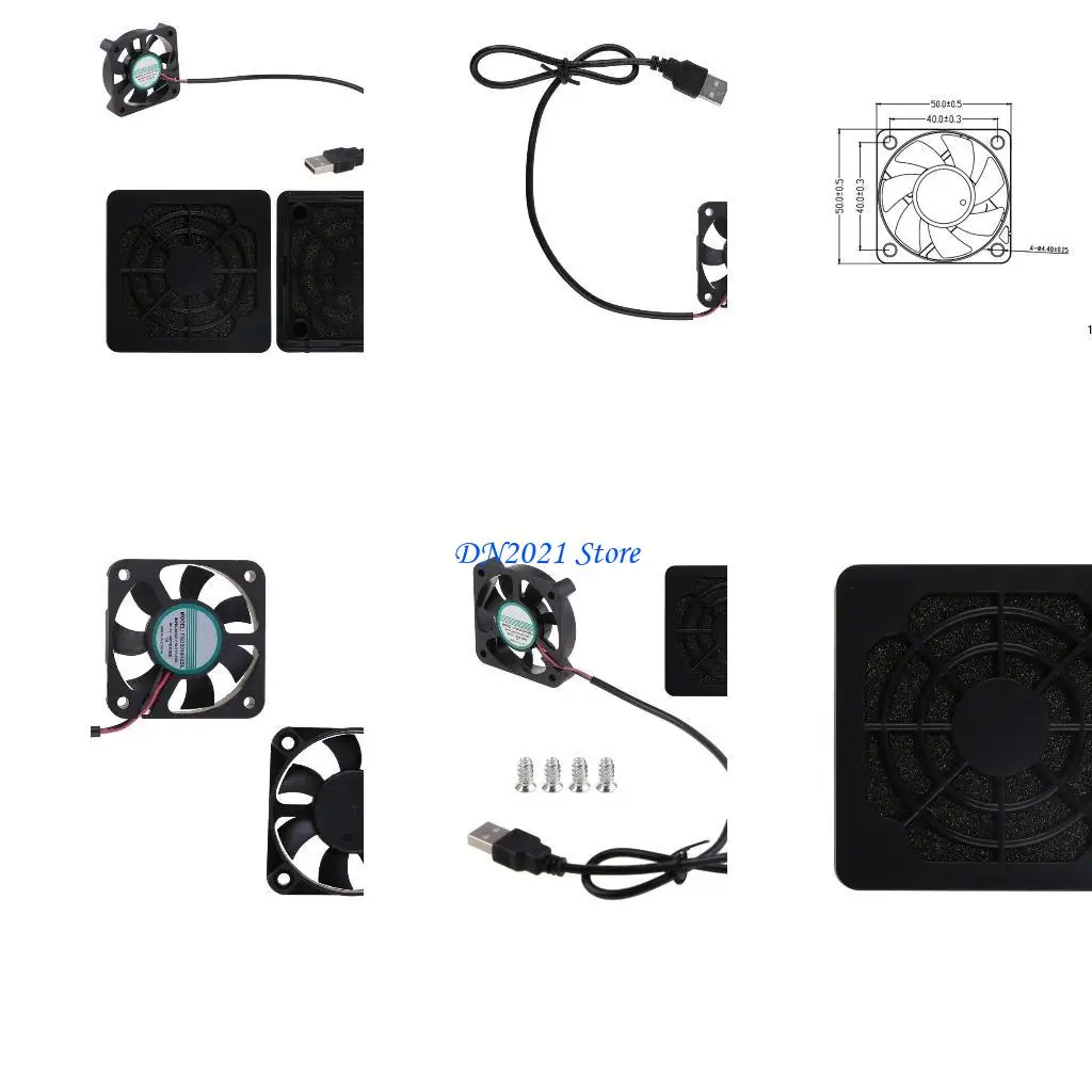 

F3KE FGD5010H2BL для 5V 0,1A CPU/GPU Охлаждающий вентилятор Портативный USB Power Power Exhau