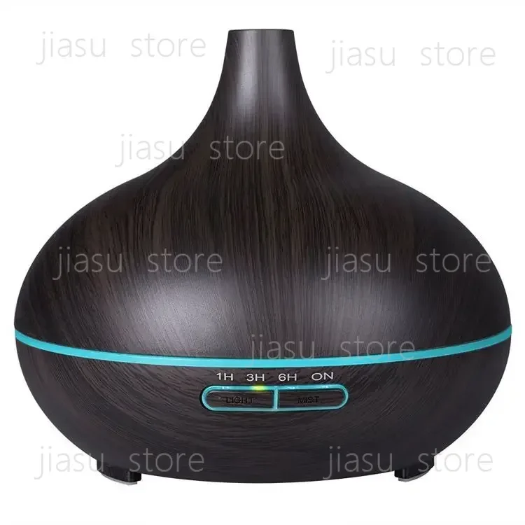Ultrasonic Air Humidifier Diffuser Essential Oil Humidifier Wood Grain Aromatherapy Machine