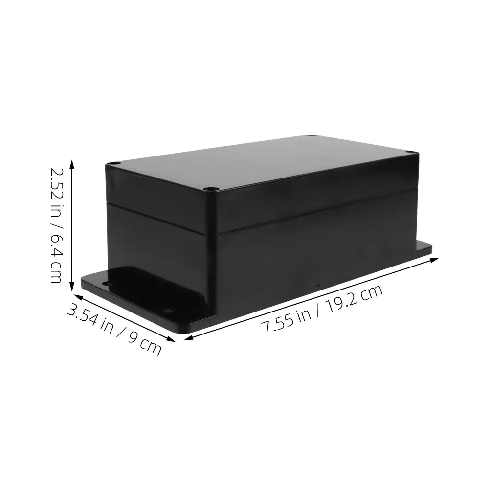 2pcs Waterproof Outdoor Junction Box with Fixed Ears – Weatherproof Electrical Enclosure for Garden Wiring