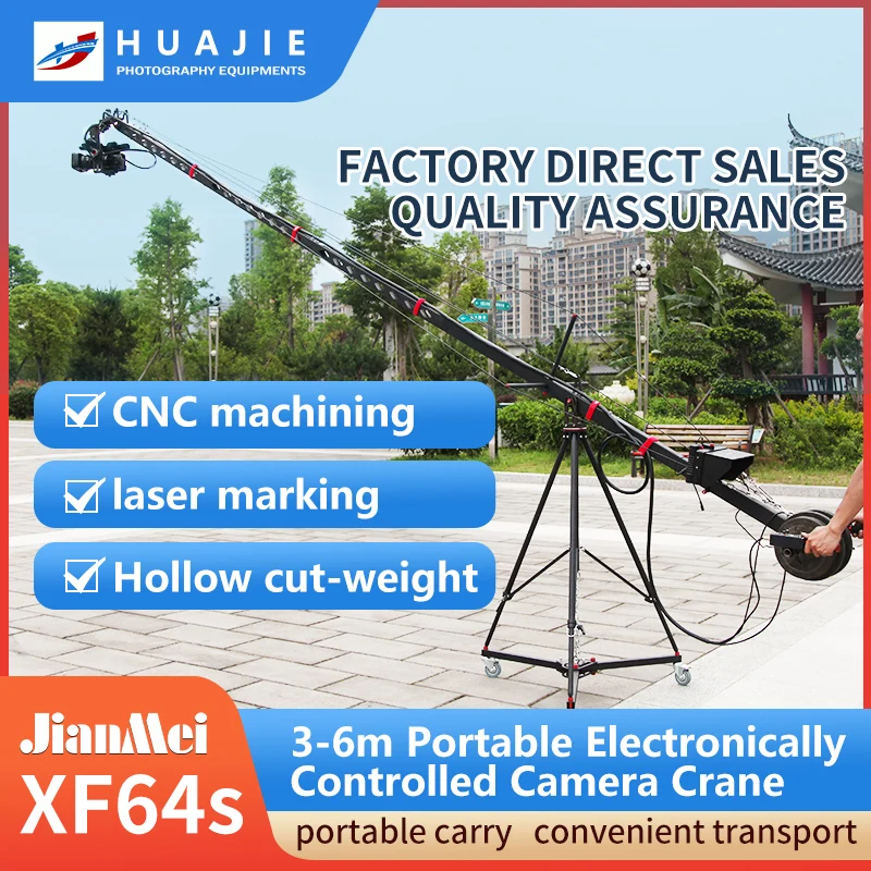 Jianmei  The New XF64S-3M4M5M6M Aluminum Alloy Portable Digital SLR Camera Video Shooting Boom Crane Standard Version