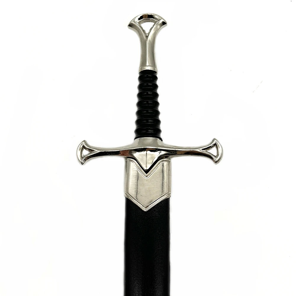 35 CM Western-style Small Sword with Sapphire Decoration Model Collectible Ornament Creative Birthday Gift for Boyfriend Toy