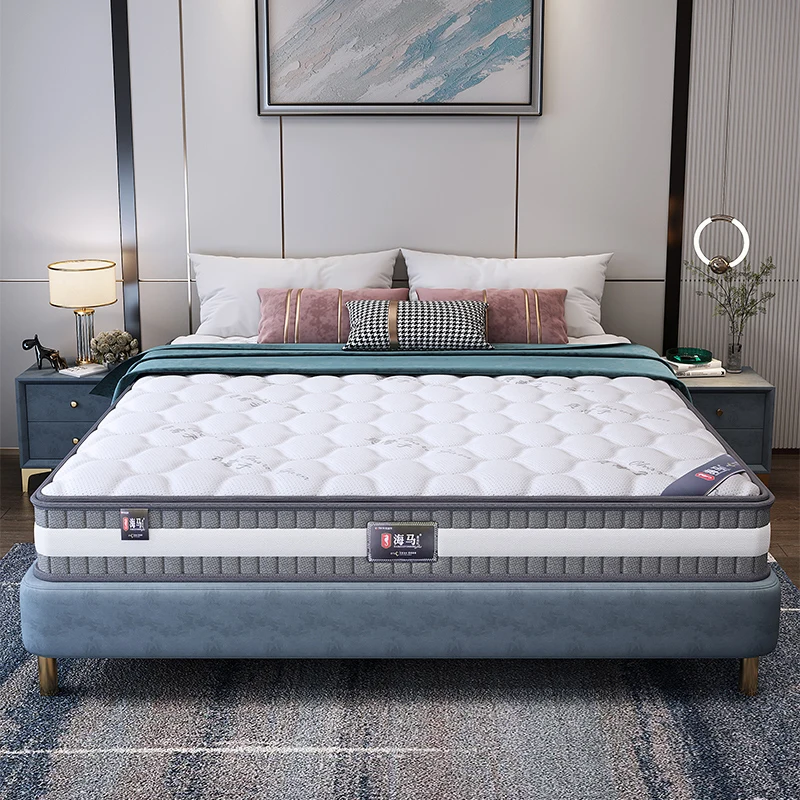 High Quality Hotel Bedroom King Queen Size 10/22 Inch Latex Foam Spring Mattress In A Box For Sale