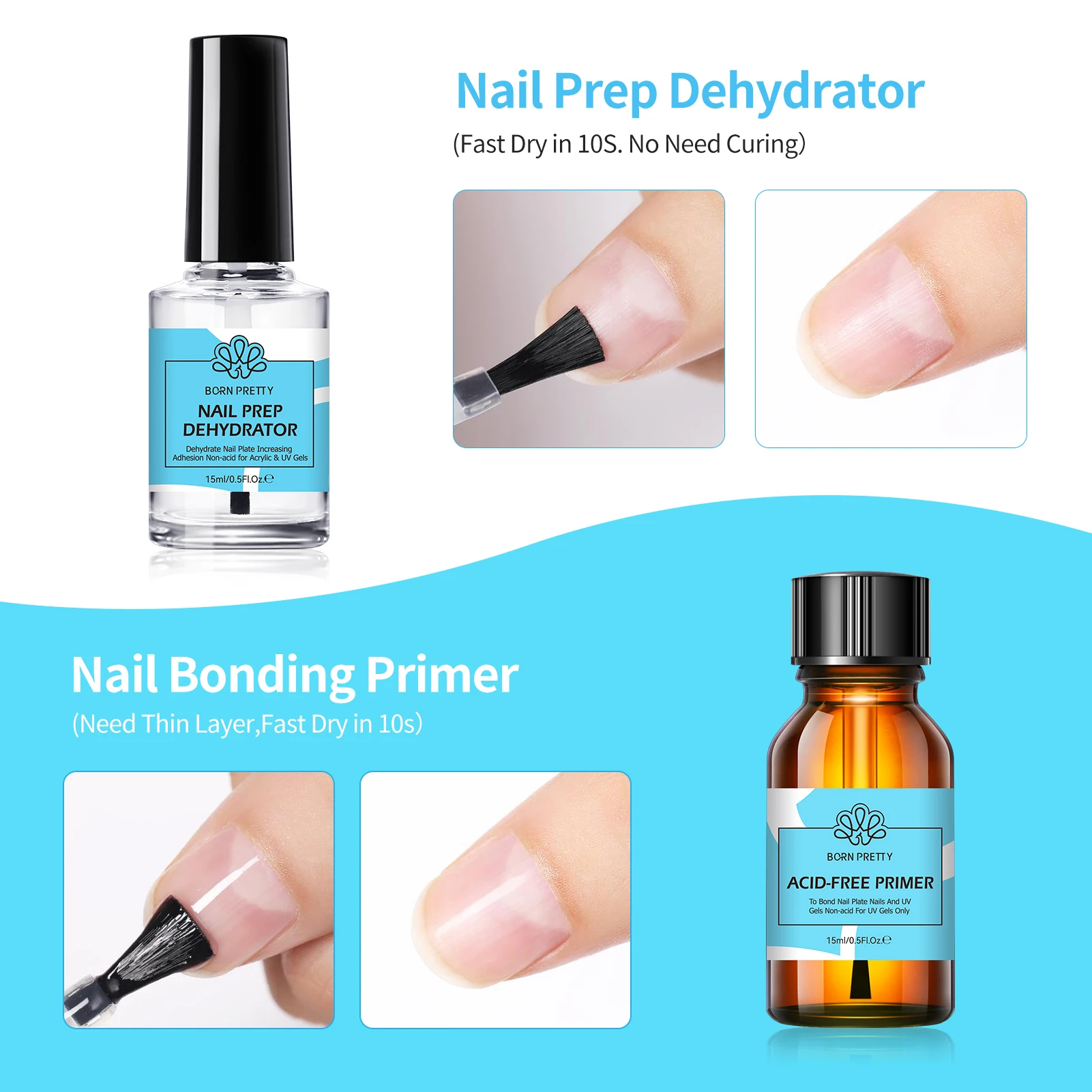 BORN PRETTY Nagel-Primer und N – Nail Dehydrator Primer Bewertung und Preis