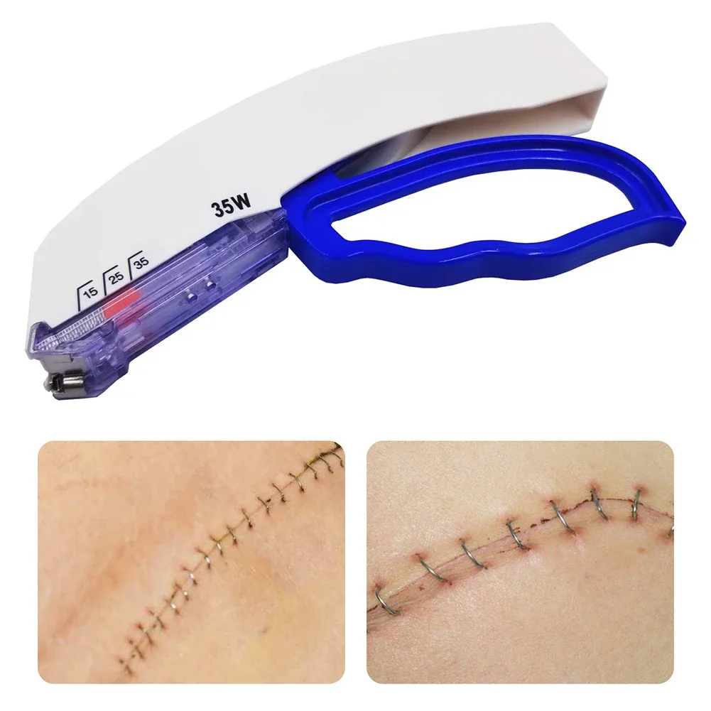 Disposable Stainless Steel Skin Stapler Surgery Stapler Nails Skin Stitching Machine Sterile Blank Package Nail Puller