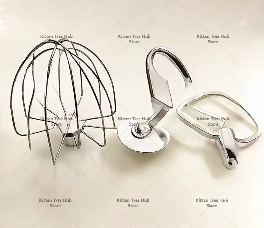 German cookmii chef machine accessories, egg beater, mixing racket,  noodle hook（4.5L 5.5L 7L）