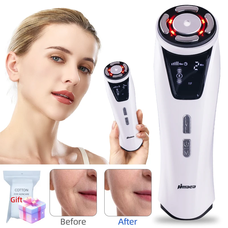 MINI 4.0 Ultrasound Facial Machine Radiofrecuencia EMS Microcurrent Face Lift Massager Firm Skin Care Beauty Device Rechargeable