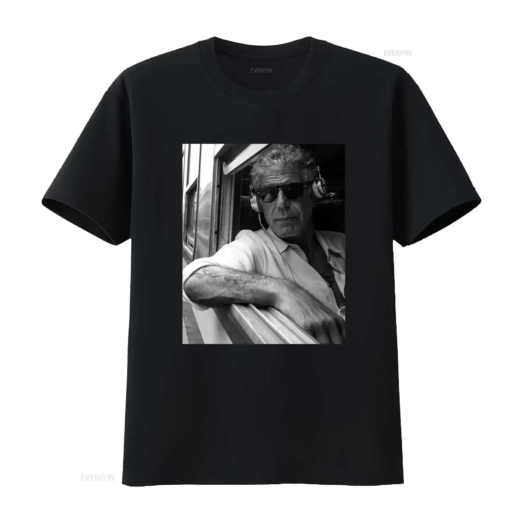 NEUES Anthony Bourdain American Retro Classic Logo T-Shirt S 4XL im Vintage-Stil für trendige Mode-Liebhaber mit Vintage-Waschung und Grafik