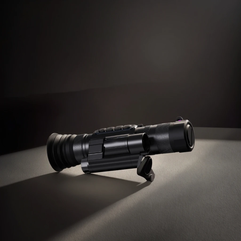 تلسكوب خارجي نطاق حراري للرؤية الليلية للصيد رؤية محسنة في حالات إضاءة منخفضة