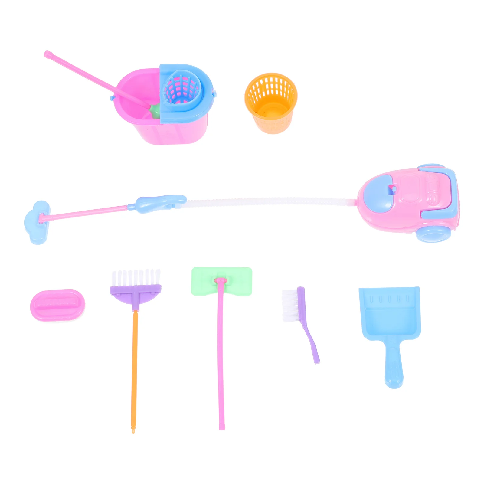 9 PCS Simulation Sanitary Ware Toys Educational for Toddlers Mini House Cleaning