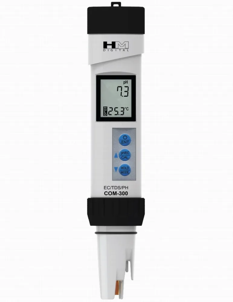 HM Digital COM-300 Waterproof pH/EC/TDS/Temp Meter