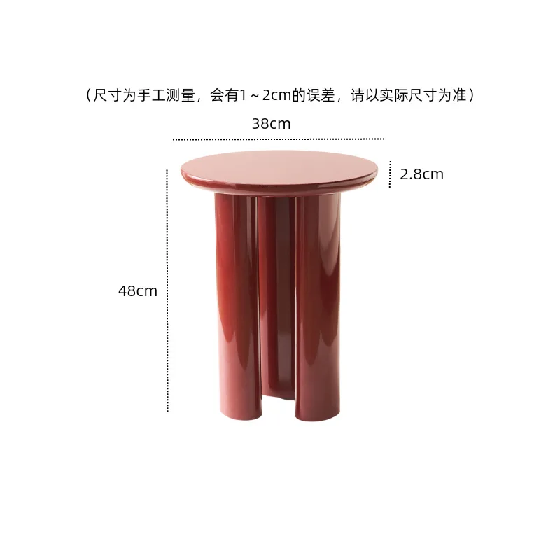 طاولة القهوة الحديثة شقة صغيرة خفيفة فاخرة حافة الأريكة طاولة زاوية قابلة للإزالة لمشاهير الإنترنت ليس بسيطًا #6