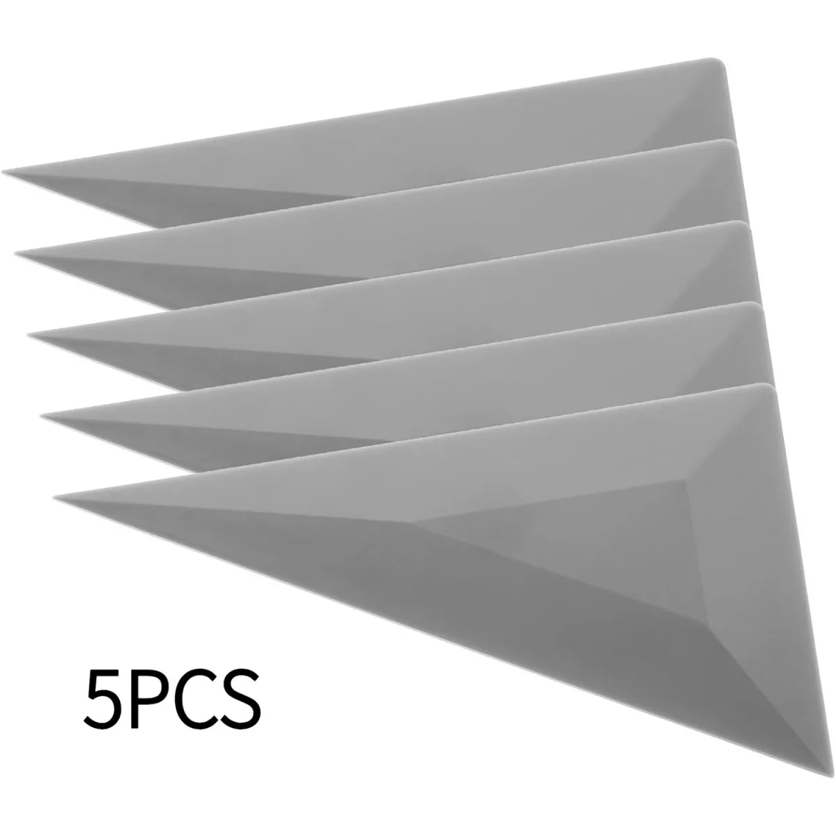 5PCS Window Film Coating Scraper Triangle Contour Scraper Card Scraper Window Film Coating Tool