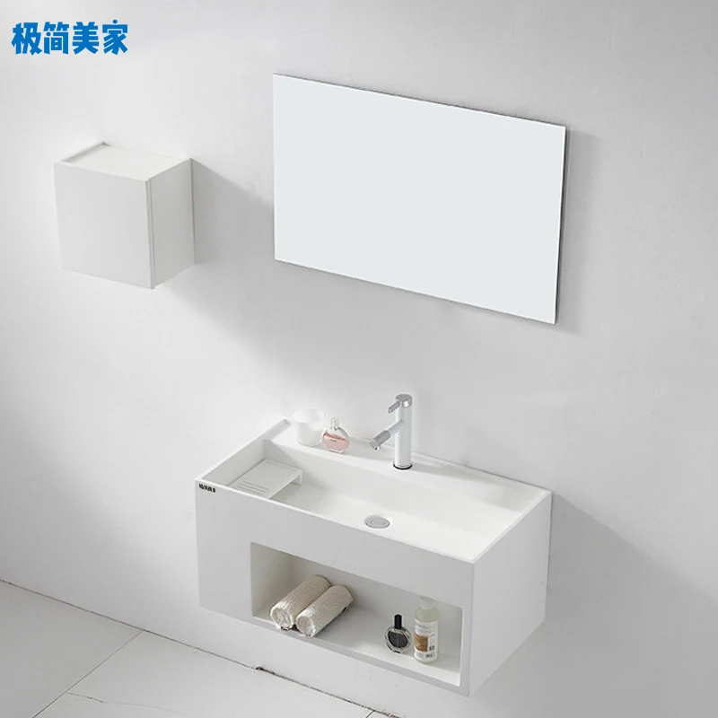 CX modern simple bathroom cabinet combination wall-mounted wash basin cabinet washstand