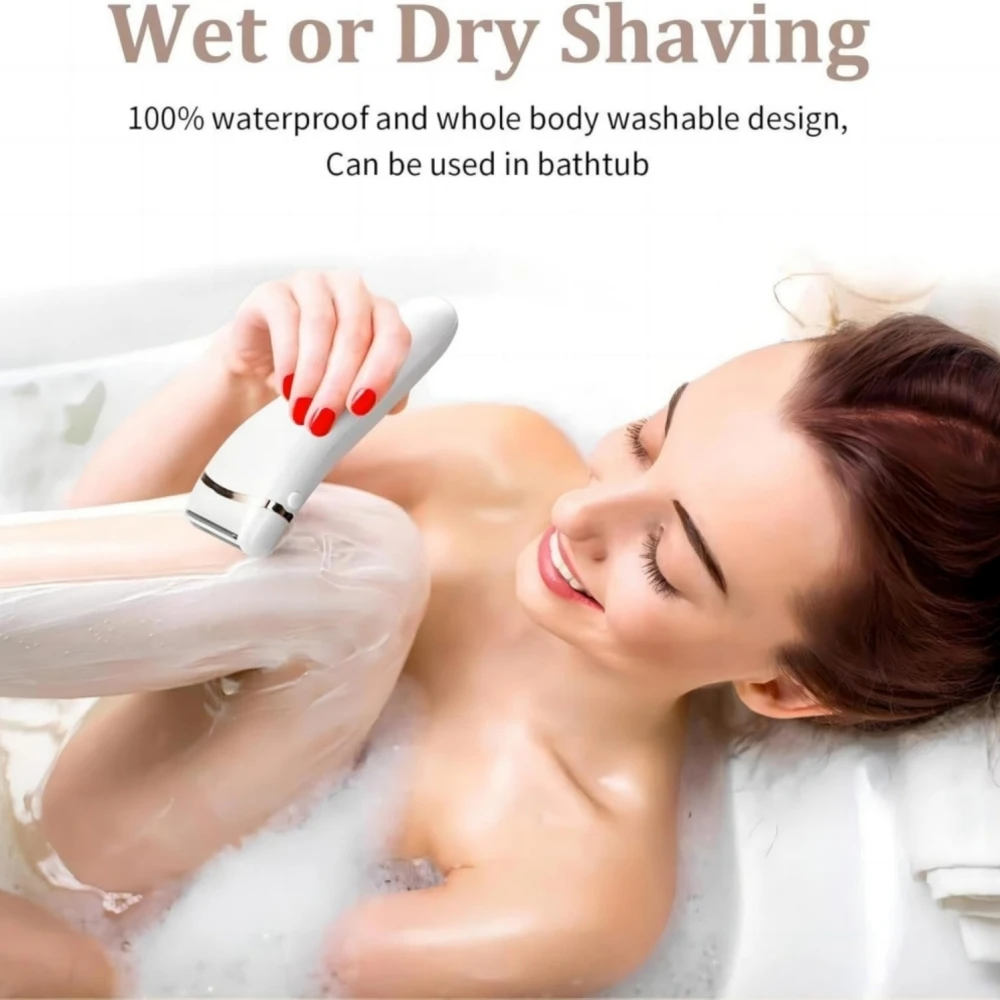 USB Rechargeable Women Painless Electric Epilator Beard Hair Removal Women's Shaving Machines Portable Female Hair Trimmer LCD
