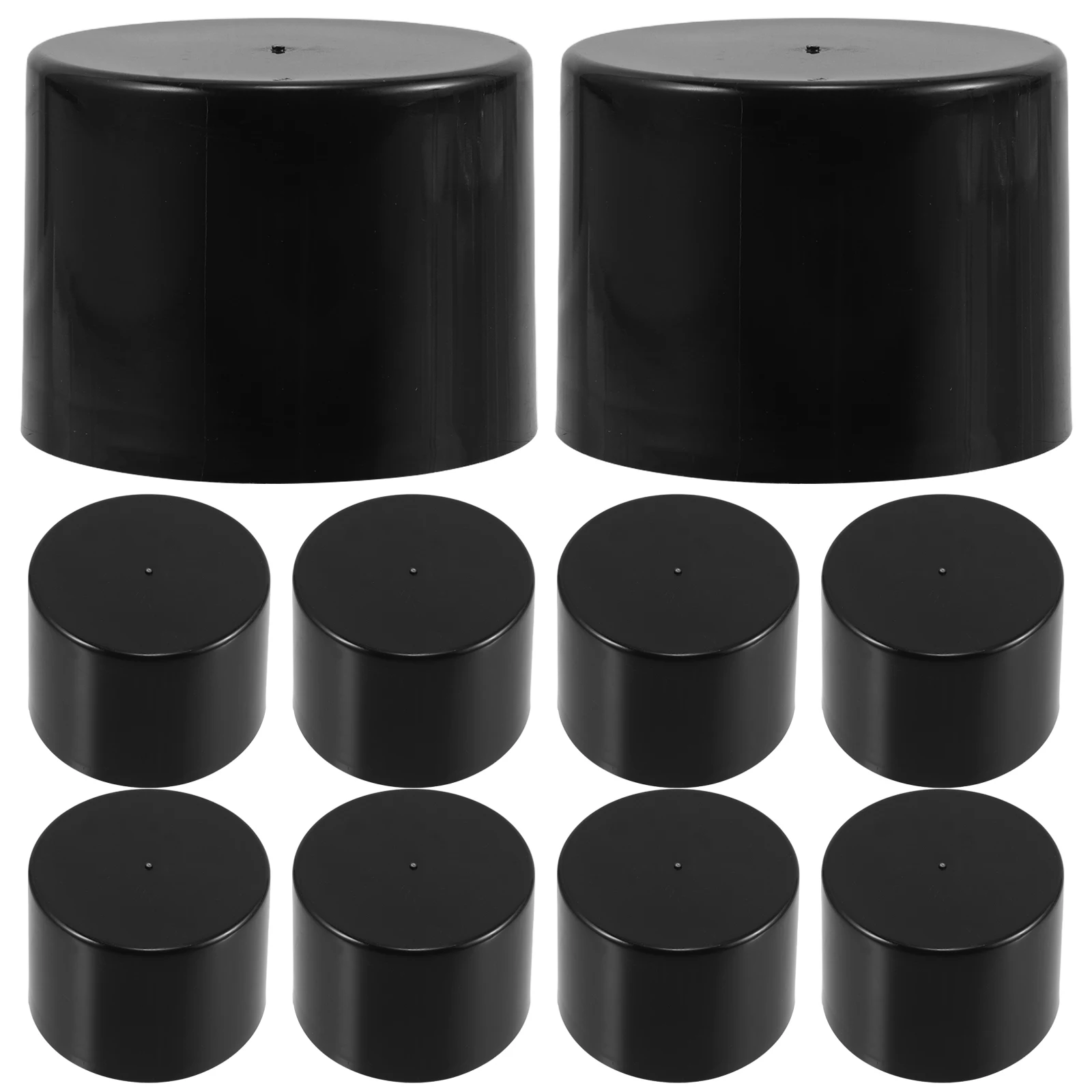 

10pcs Hand Spray Paint Can Cap Replacement Aerosol Canister Leakproof Cover Black Small Lids Reusable Spray Can Replacement