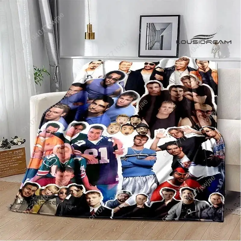 

BSB band backstreet boys Print blanket picnic blanket Flannel Warm blankets Soft Cozy Blankets Home travel blanket Birthday Gift