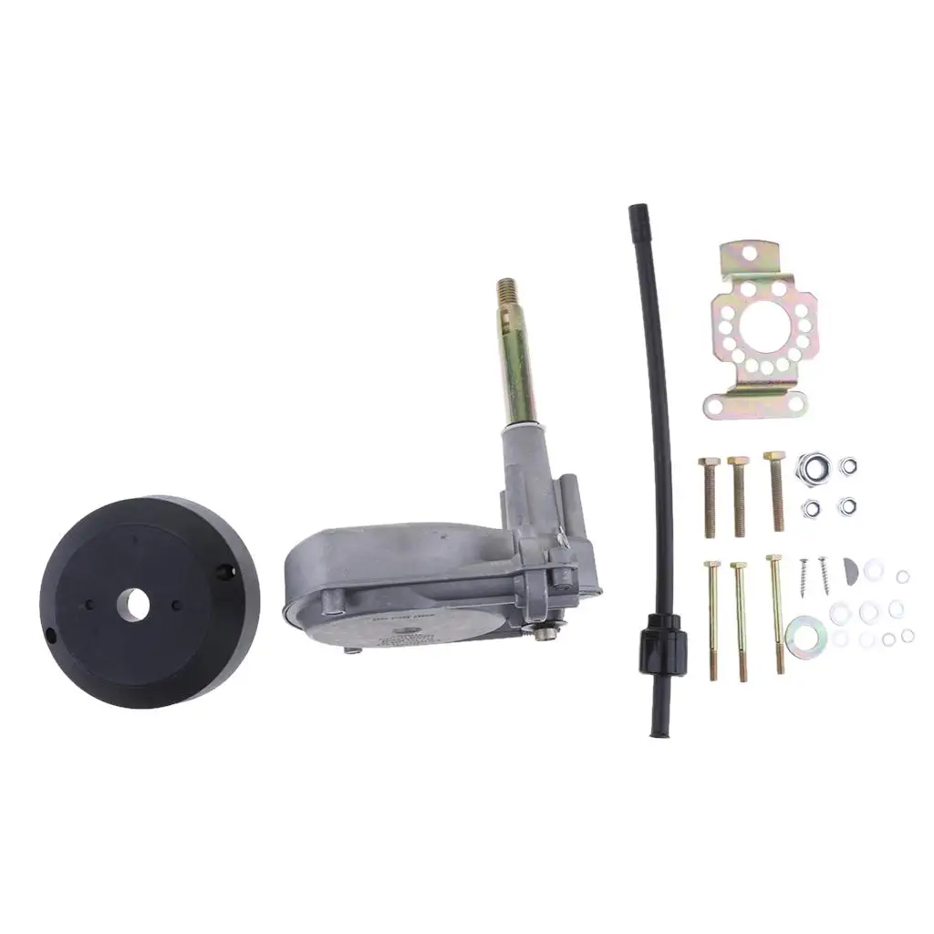 Rotary Steering Wheel System Bezel Kit Adjustable Outboard Gear for Boat Engine Handling Solutions