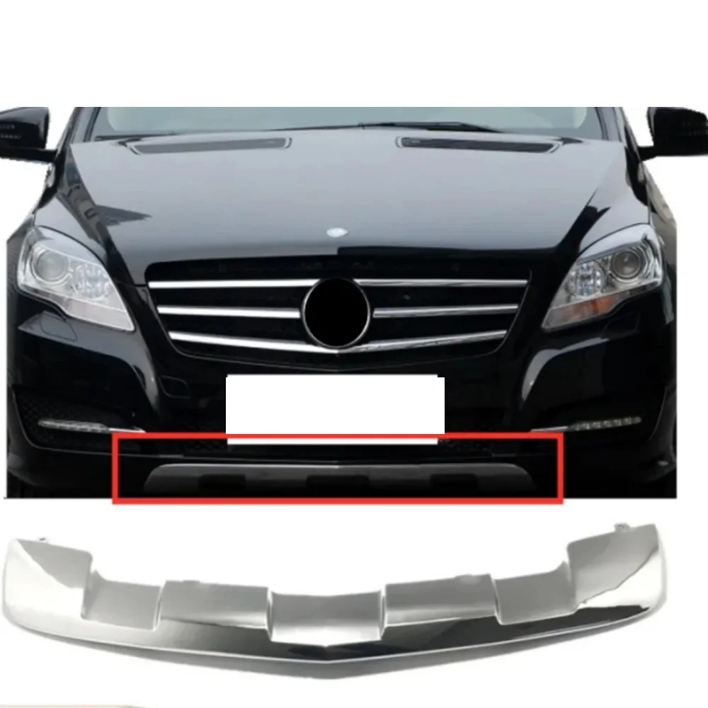 Paraurti anteriore cromato striscia luminosa scheda di protezione inferiore per Mercedes Benz classe R W251 2010-2018 OEM 2518853123