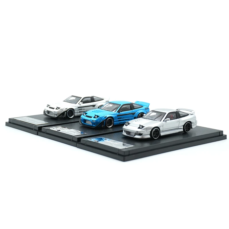 MT Em Estoque 1:64 Pandem Spirit Rei MIYABI S13 Silvia 180SX Diecast Diorama Modelo de Carro MicroTurbo