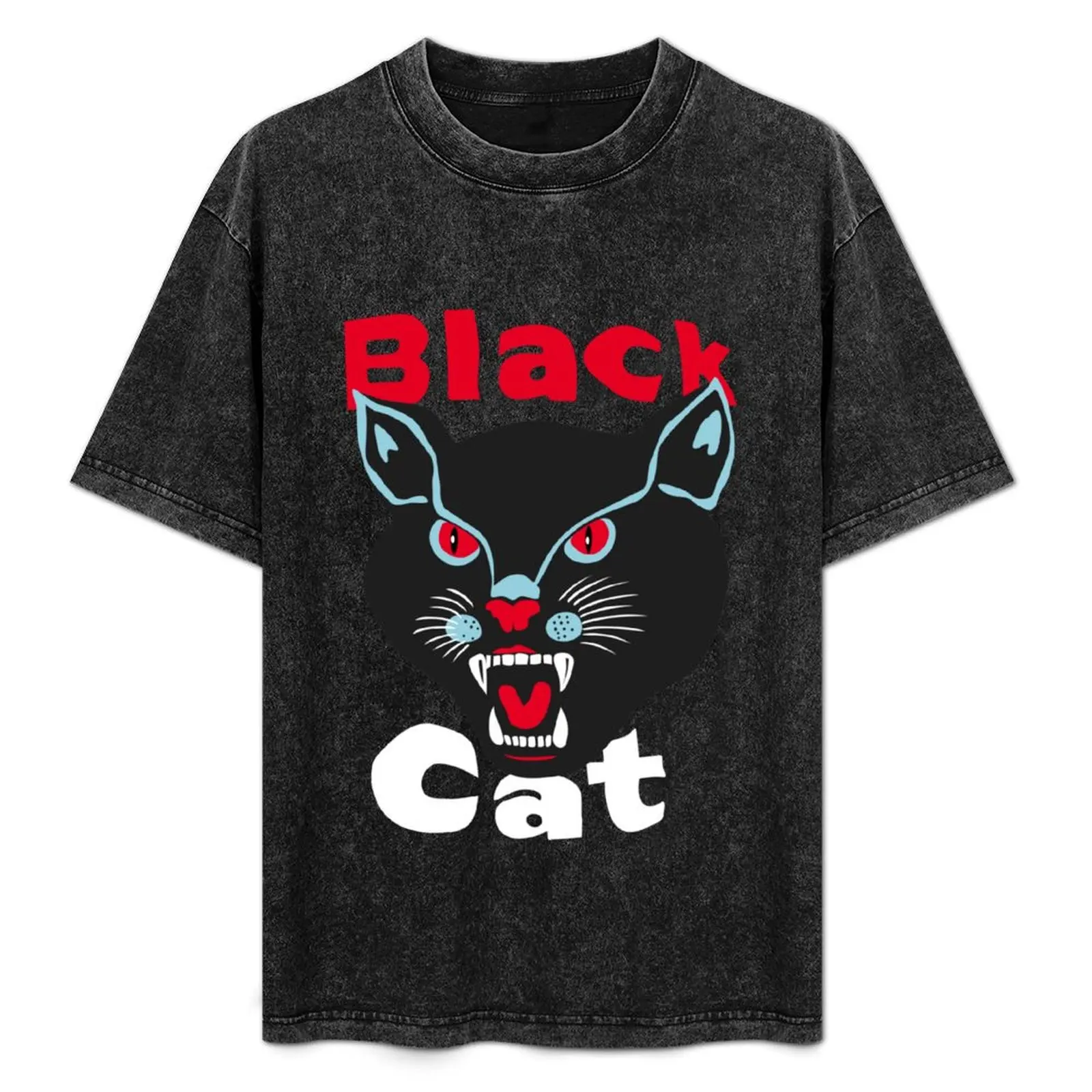 

Black Cat T-Shirt Soft Stretch Short Sleeve Top