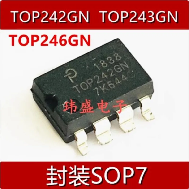 10 pcs TOP242GN TOP243GN TOP246GN SOP-7 Management Chip