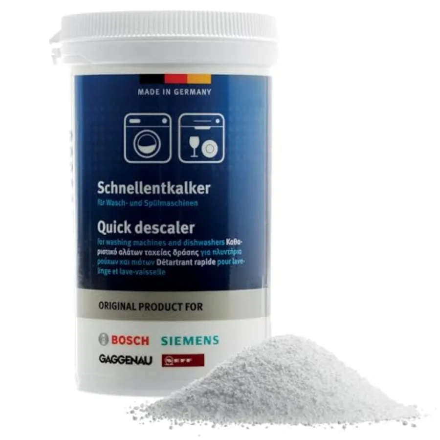 

Quick Descaler 250 gr compatible with Bosch Siemens Neff Gaggenau Dishwashers and Washing Machines