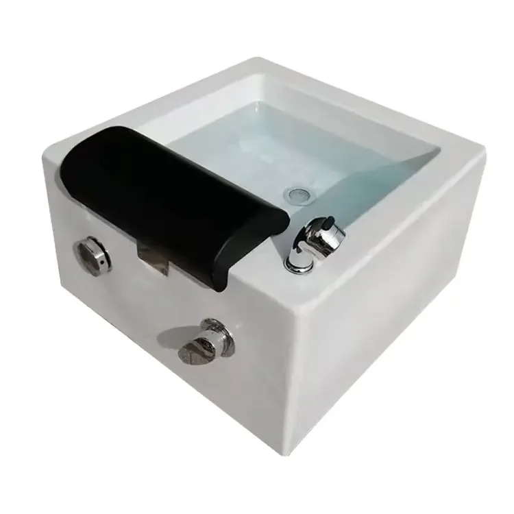 Fiberglass SPA square sink pedicure basin