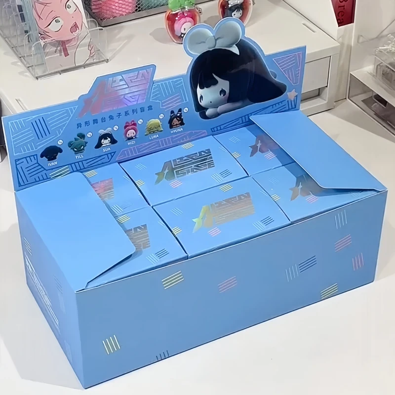 

Горячее в наличии, новая серия Alien Stage Rabbit, слепая коробка-сюрприз, модное украшение для рабочего стола, милая и милая игровая коллекция, подарки