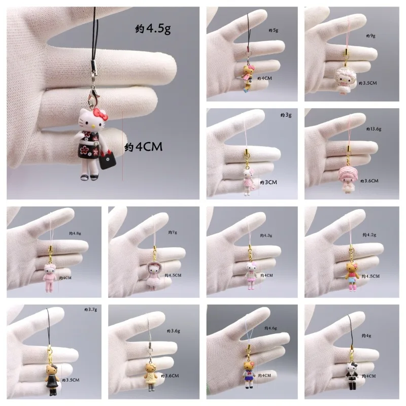 

Cute Hello Kitty Mobile Phone Rope Pendant Bag Hanging Accessories Pendant Accessories Women Accessories Festival Gift Wholesale