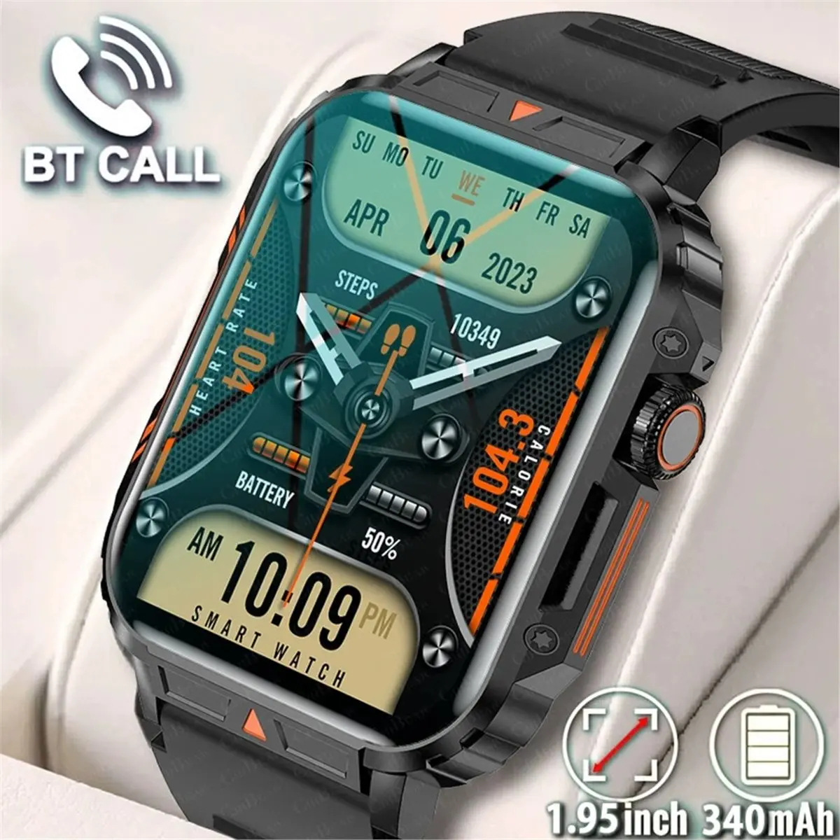 2026 New Men Smart Watch Health Monitor Bluetooth Call Smartwatch Fitness IP68 Waterproof Sports Watches for Women