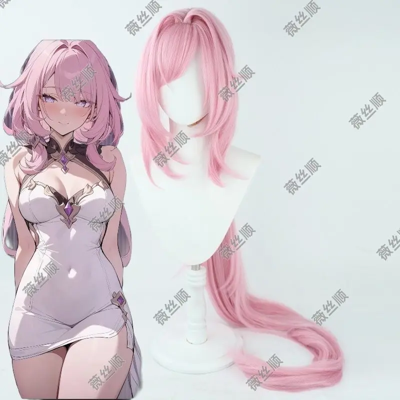 

Honkai Impact 3 Star Rail Elysia Cosplay Wig Honkai Impact 3 Herrscher of Human Realistic Scalp