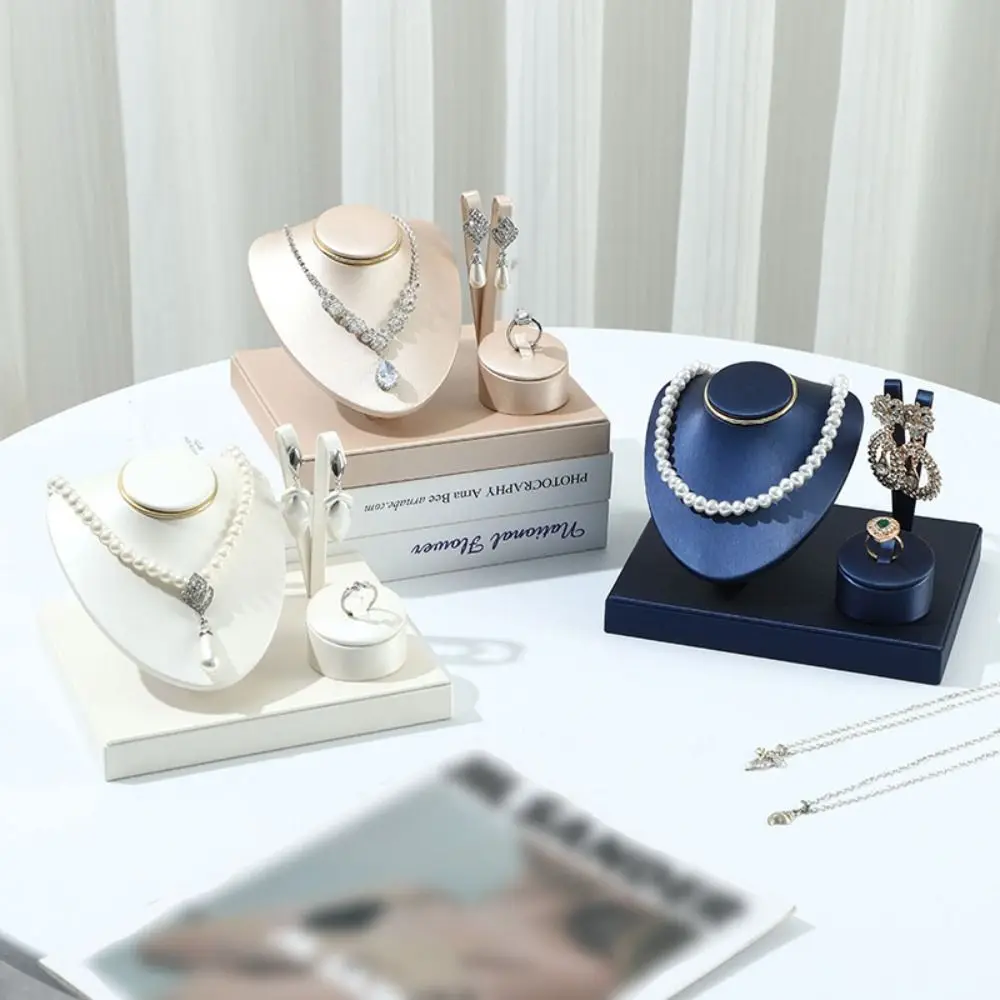 

New Multifunctional Spot Combination Set PU Leather Multi-purpose Display Exhibition Jewelry Storage Rack Window Display