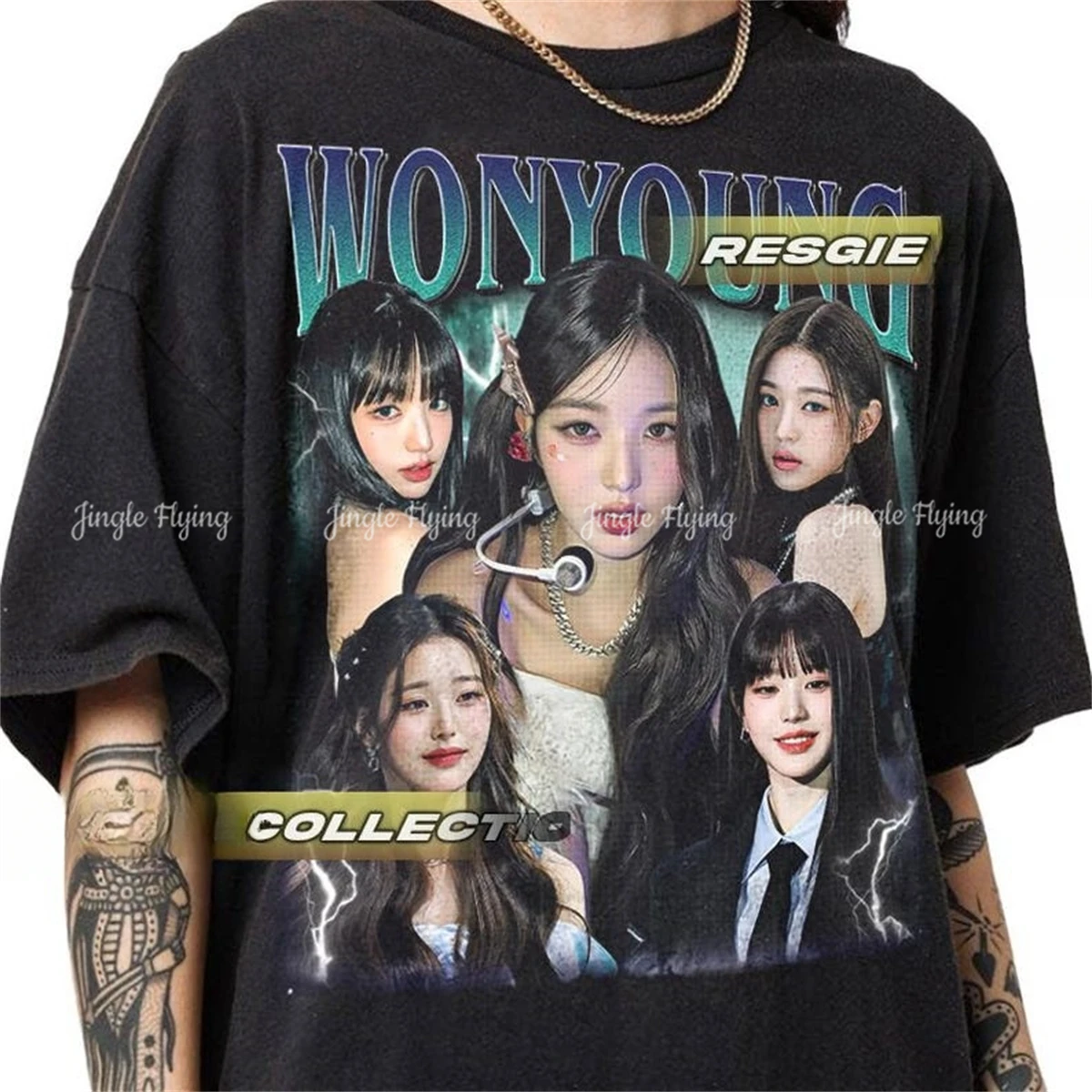 Limited Wonyoung Ive Tshirt Unisex Shirt Vintage Homage Bootleg Sweatshirt Retro Cotton Tee