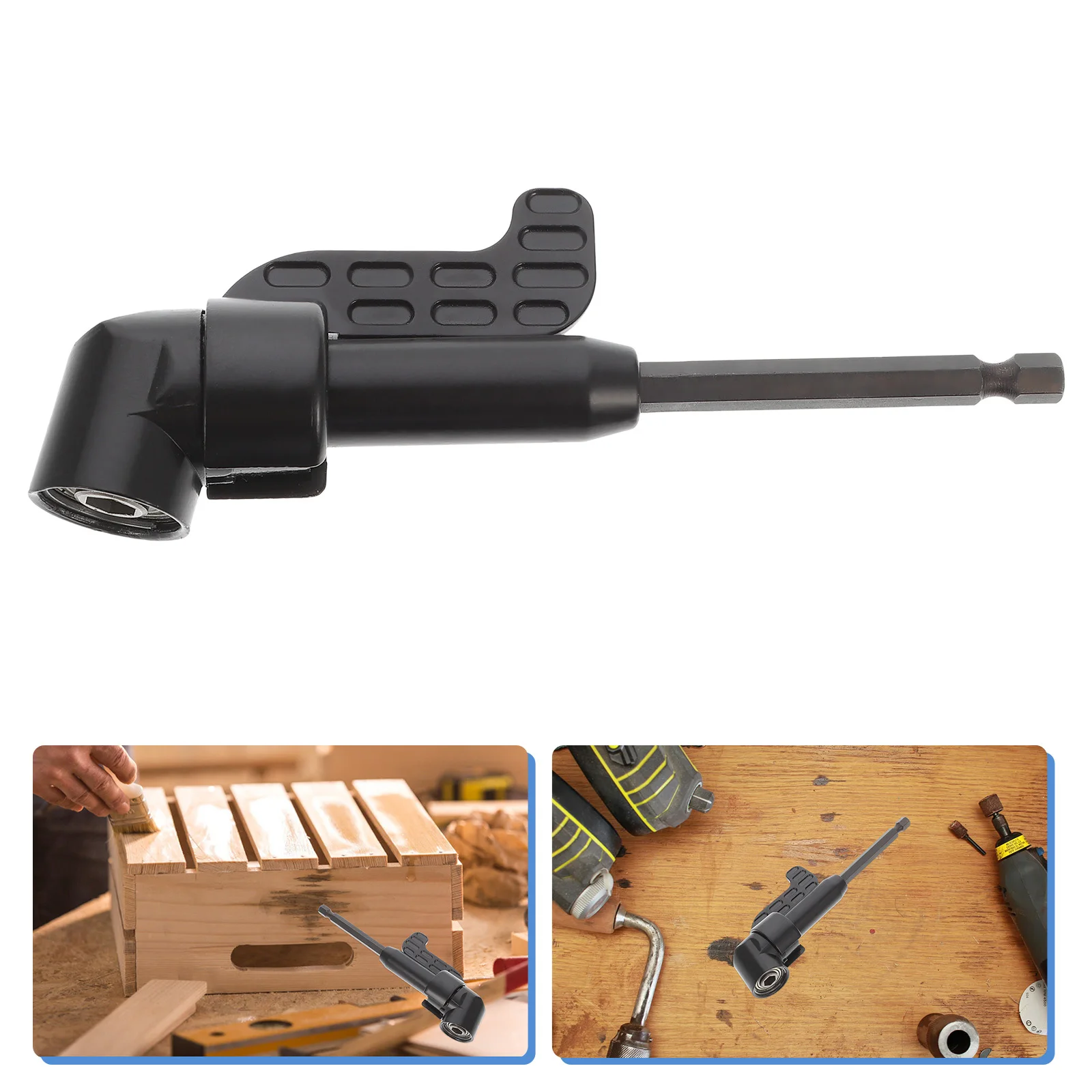 

Электрическая отвертка, насадка для угловой дрели 105 градусов, угловой адаптер для аккумуляторной дрели, угловой инструмент, легированная сталь