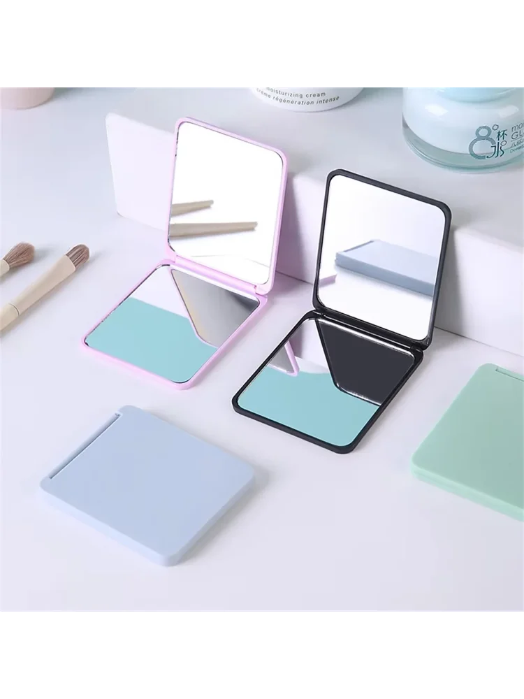 Faltbarer Make-up-Spiegel, tragbar, doppelseitiger Spiegel, Studentenwohnheim, Desktop, kleines Geschenk, Großhandel