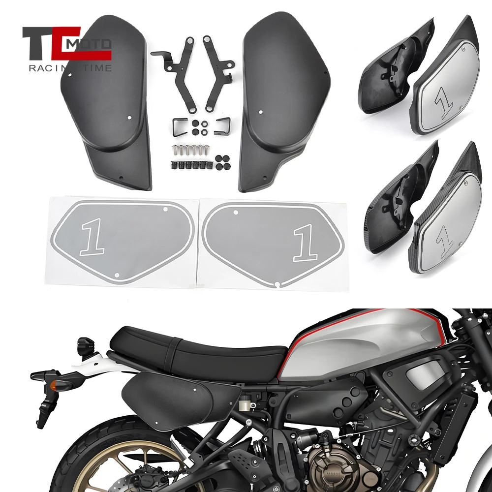 Side Panel Covers Frame Guard For Yamaha XSR700 XSR 700 2016- 2024 2017 2018 2019 2020 2021 2022 2023 Frame Fairing Cover