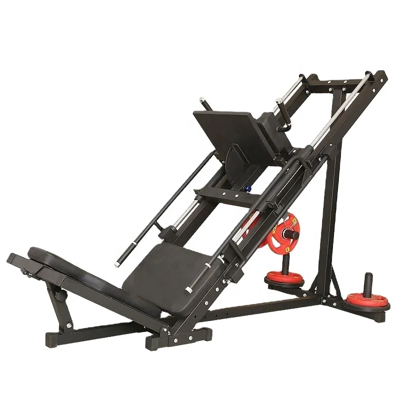 

Commercial Strength Pin Loaded Gym Equipment Leg Exercise Machine Hack Squat Leg Press Machine/ Hack Squat Leg Press Used