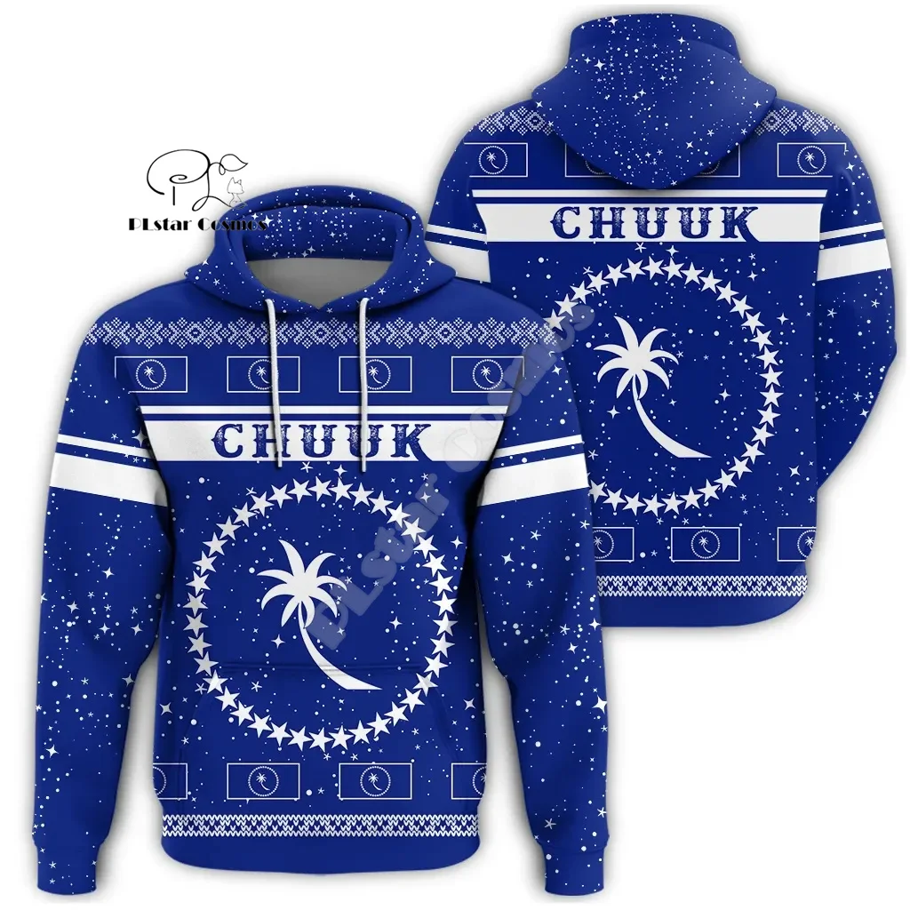 

Chuuk Micronesian Island Country Flag Tattoo Culture Tribe Retro Vintage 3DPrint Pullover Harajuku Casual Funny Hoodies Jacket I
