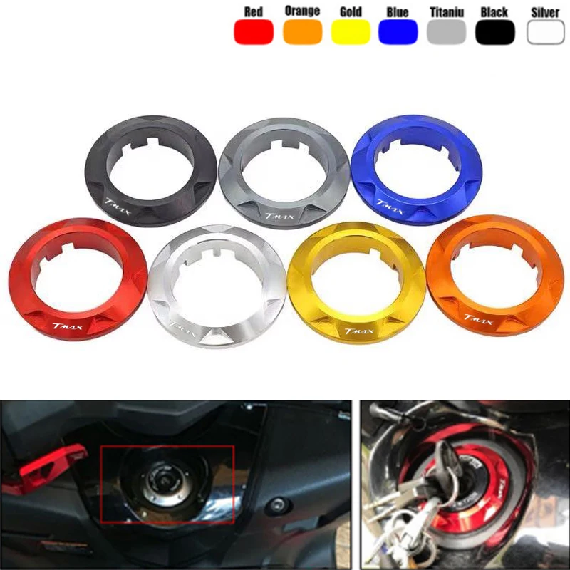 TMAX 530 Motorcycle Ignition Switch Cover Key Switch Protector Ring For Yamaha Tmax 530 Tmax530 T-Max530 T MAX530 2013 2014 2015