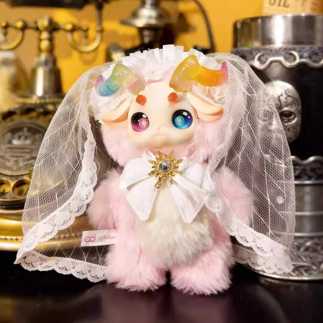 

Коллекционная виниловая плюшевая кукла-фигурка серии FECOCO Victoria Sheep: Фантастическое существо в закрытой коробке, подарок на Новый год, декоративное украшение