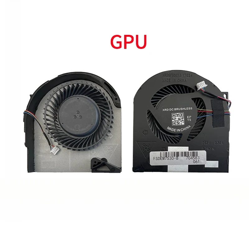 Laptop CPU GPU Cooling Fan For Dell Precision 7530 M7530 7540 M7540 P74F