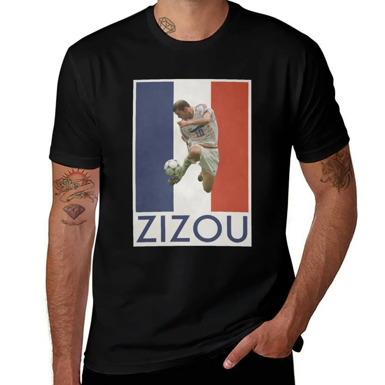 Football - Zidane T-Shirt Soft Touch Basic Cotton T-Shirt