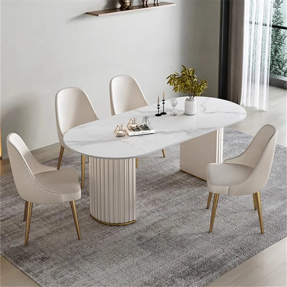 

Entryway White Dining Table Office Nordic Design Minimalist Dining Table Restaurant High Table A Manger Living Room Furniture