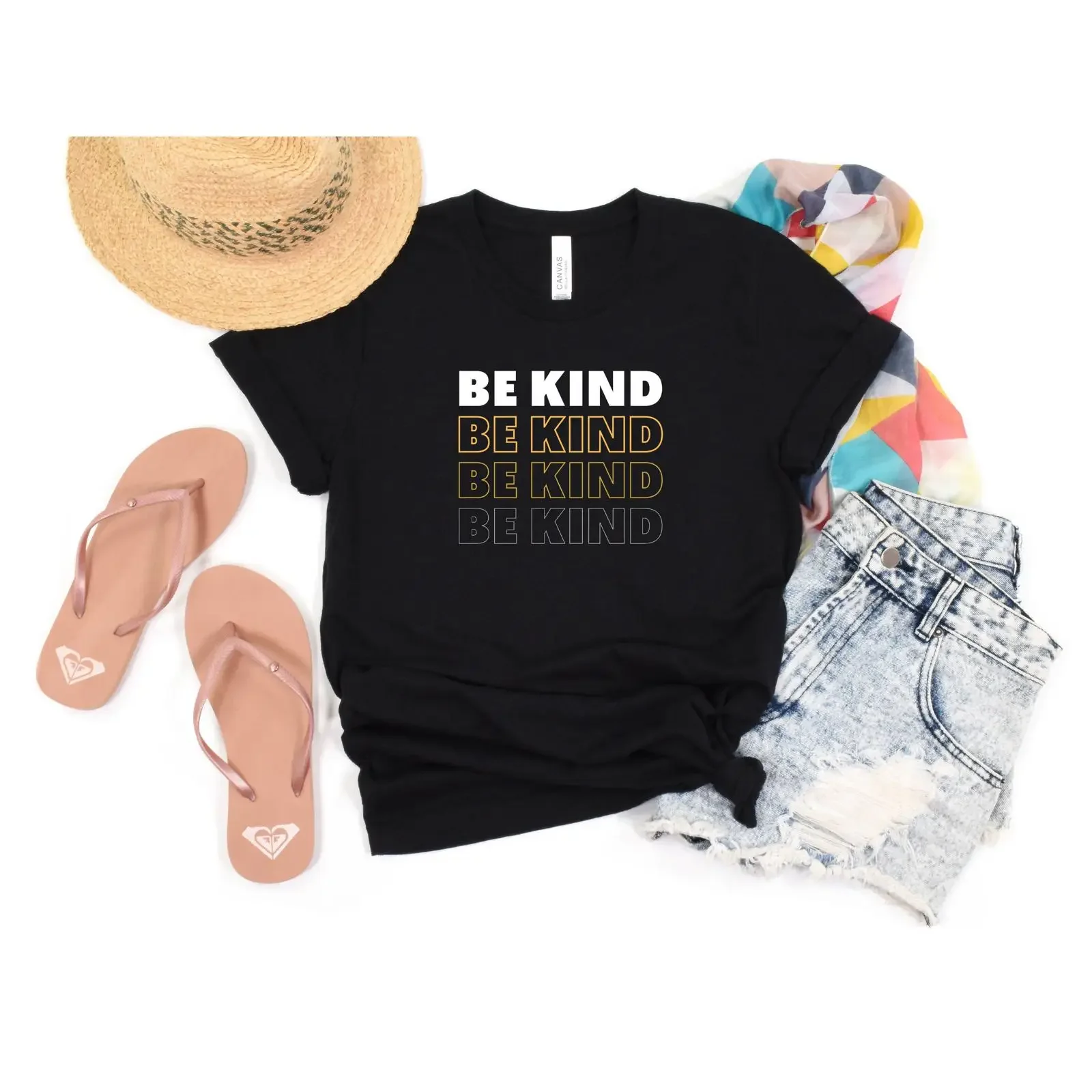 Be Kind T Shirt Kindness Spread positivity gift ideas for teachers soft tees inspirational shirts vintage Washed Casual