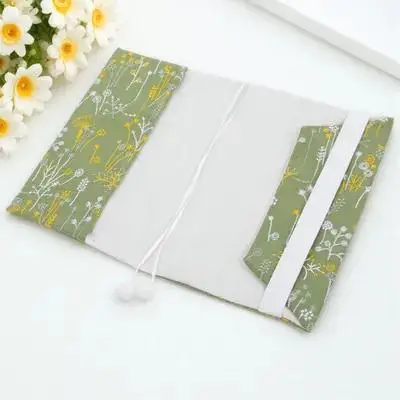 غلاف كتاب من القماش مقاس A5 قابل لإعادة الاستخدام وقابل للغسل ومضاد للتآكل وغطاء واقٍ للكتب المدرسية والكتب المدرسية والمذكرات