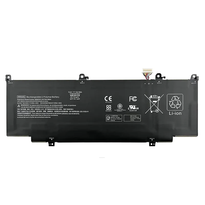 Rechargeable 15.4V 60.76Wh RR04XL Laptop Battery For HP Spectre x360 13-AW 13-aw0003nf Series L60373-005 HSTNN-OB1M HSTNN-DB9K